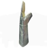 دستکش مقاوم در برابر آتش آلومینیومی کف کولار درجه یک