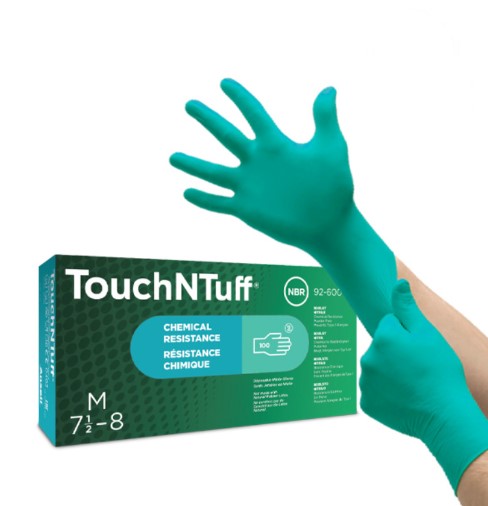دستکش نیتریل انسل مدل Touch n tuff 92-600|بسته 100 عددی دستکش نیتریل انسل مدل Touch n tuff 92-600|بسته 100 عددی