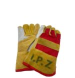دستکش ایمنی کف دوبل چرمی ipz