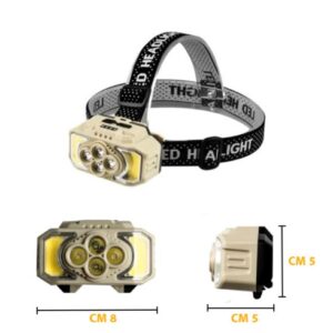 چراغ پیشانی HX-815 COB+4 led