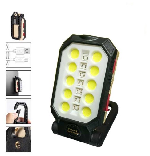 چراغ کمپینگ شارژی مدل W599B چراغ کمپینگ شارژی مدل W599B