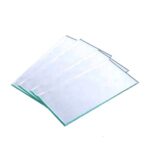 شیشه ماسک جوشکاری سفید بی‌ رنگ 10×5 (بسته 100 عددی)