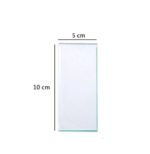 شیشه ماسک جوشکاری سفید بی‌ رنگ 10×5 (بسته 100 عددی)