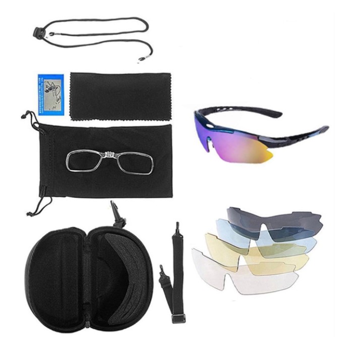 عینک اوکلی 5 لنز کوهنوردی اصل (oakley)